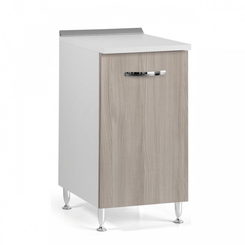Image of Mobile base con anta per cucina colore olmo Cm 40x50xH 85 1 anta