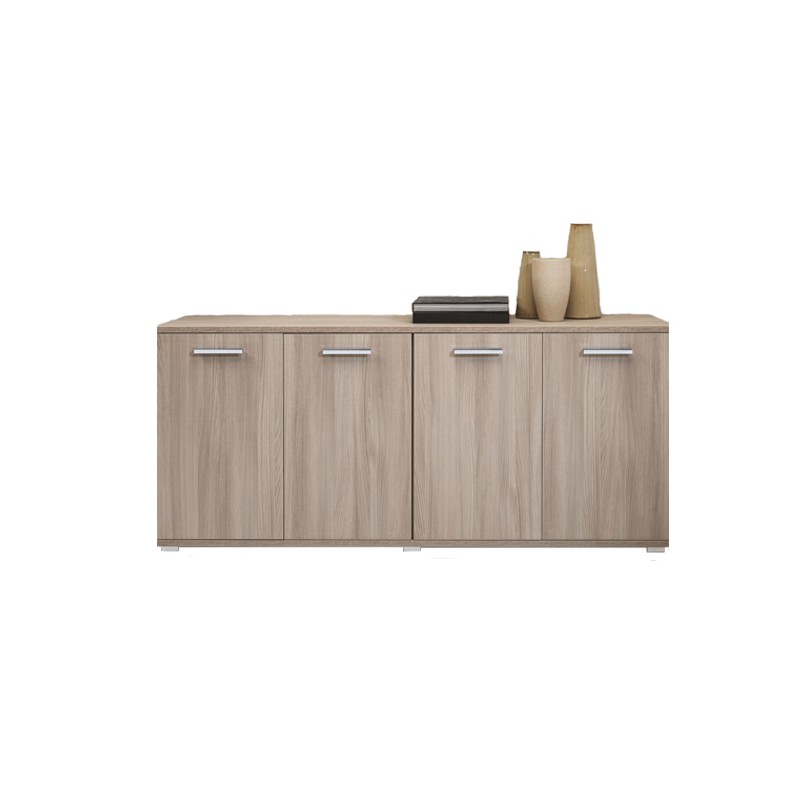 Image of Mobile multiuso legno nobilitato arrossoo soggiorno olmo 180x45xh.80 cm