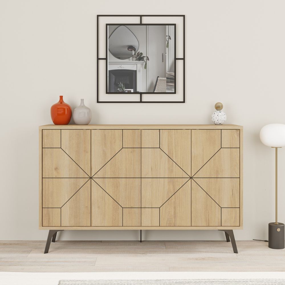(2c) Madia rovere DUNE 123x35x77,4 cm