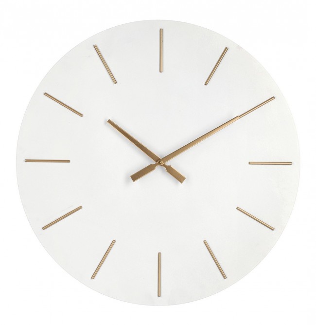 Orologio parete bianco D60 cm