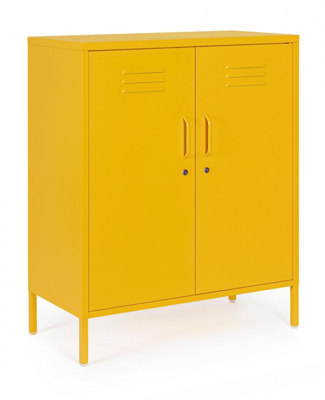 Credenza gialla 2 ante Cambridge