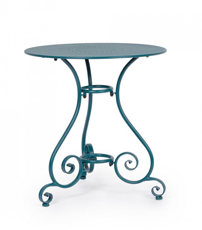 Tavolo da esterno D70 in metallo ocean