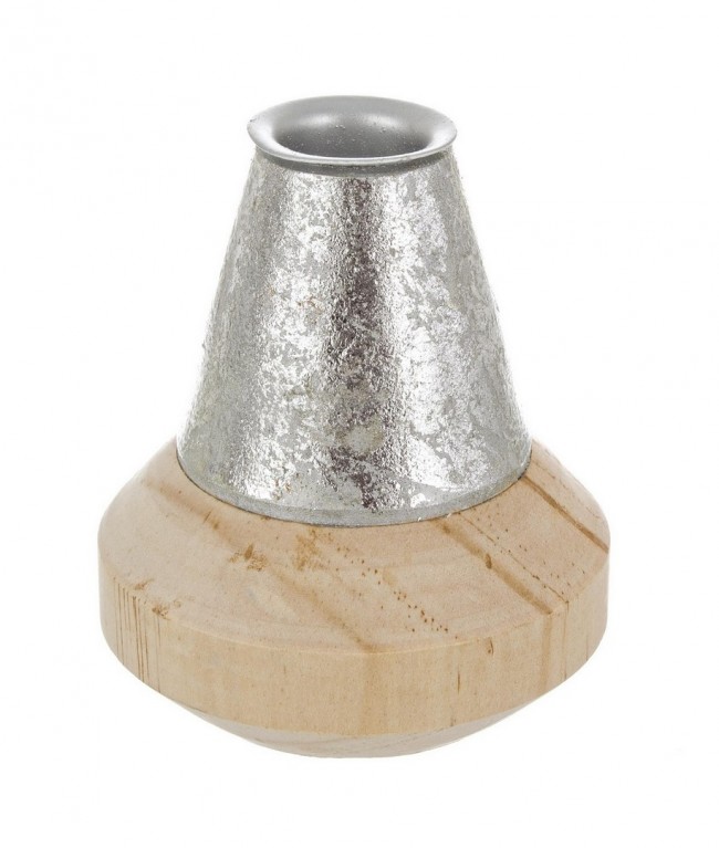 Candela argento per Natale