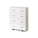 **Mobile giroletto Bianco in legno nobilitato con rete a doghe 85x36xH.100 cm 