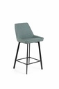 Sgabello FOX tessuto acquamarina H. 94cm