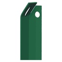 Saetta di tensione plastif.  a L cm 200  25x25 mm verde  