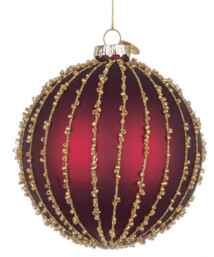 [BIZ0970649] Sfera rossa d100 per Natale